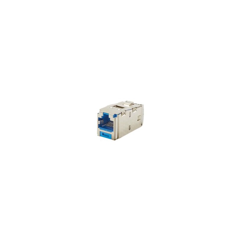 Panduit MINI-COM TX6 Plus Shielded Jack Module - Modul - CAT 6 - STP - RJ-45 - modrá