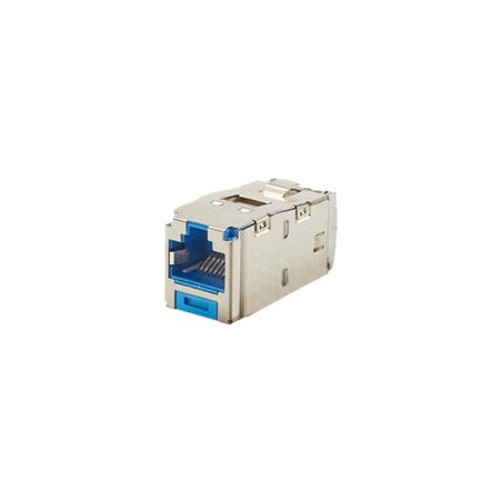 Panduit MINI-COM TX6 Plus Shielded Jack Module - Modul - CAT 6 - STP - RJ-45 - modrá