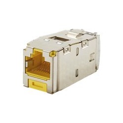 Panduit MINI-COM TX6A 10Gig Shielded Jack Module - Modul - CAT 6a - RJ-45 - žlutá