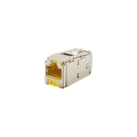 Panduit MINI-COM TX6A 10Gig Shielded Jack Module - Modul - CAT 6a - RJ-45 - žlutá