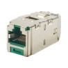 Panduit MINI-COM TX6 Plus Shielded Jack Module - Modul - CAT 6e - STP - RJ-45 - zelená