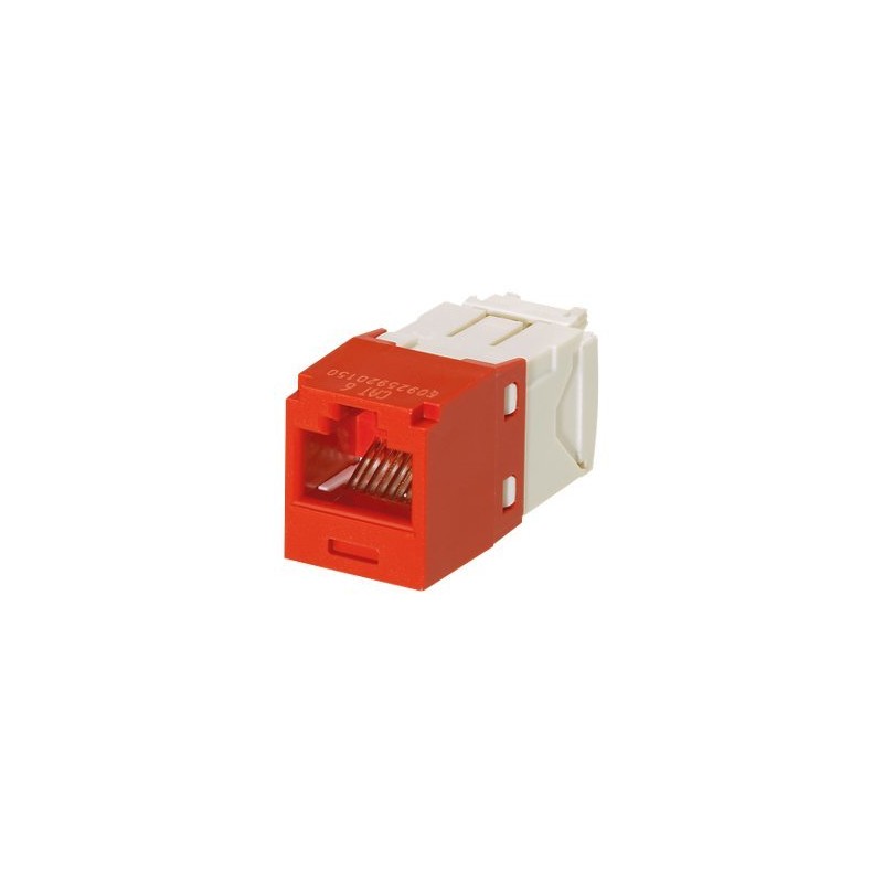 Panduit MINI-COM TX6 Plus - Modul - CAT 6 - UTP - červená - 1 port