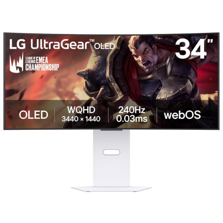LG UltraGear/34GX90SA-W/34"/OLED/wQHD/240Hz/1ms/Blck-White/2R
