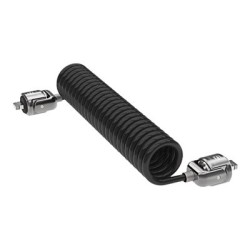 Compulocks Dual Head Coiled Keyed Cable Lock - Bezpečnostní kabelový zámek