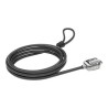 Compulocks T-bar Security Keyed Cable Lock - Bezpečnostní kabelový zámek - 1.83 m - pro Compulocks BrandMe VESA Brandable Floor