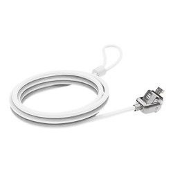 Compulocks T-bar Security Keyed Cable Lock - Bezpečnostní kabelový zámek - bílá - 1.83 m - pro Compulocks iPad 10.2-inch