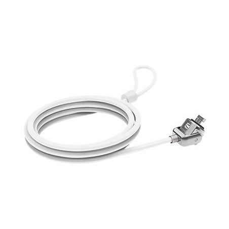 Compulocks T-bar Security Keyed Cable Lock - Bezpečnostní kabelový zámek - bílá - 1.83 m - pro Compulocks iPad 10.2-inch