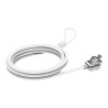 Compulocks T-bar Security Keyed Cable Lock - Bezpečnostní kabelový zámek - bílá - 1.83 m - pro Compulocks iPad 10.2-inch