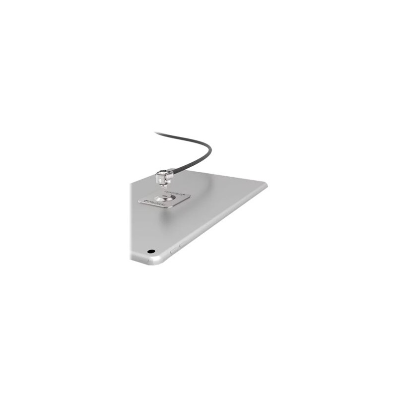 Compulocks Universal Tablet Lock with Keyed Cable Lock - Security plate - adhesive - bílá