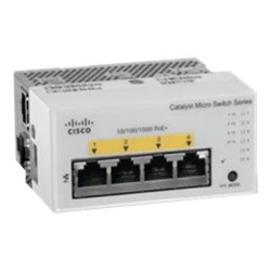 Cisco Catalyst Micro Switches CMICR-4PS - Přepínač - 4 x 10/100/1000 (4 PoE+) + 2 x SFP - pro připevnění na zeď