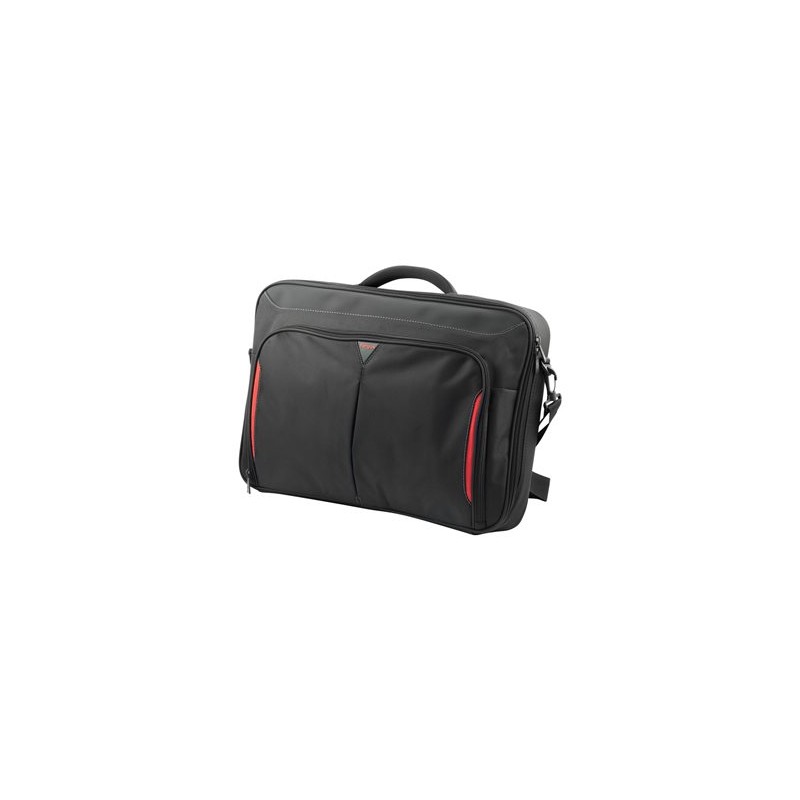 Targus Classic+ Clamshell - Brašna na notebook - 17" - 18" - černá, červená