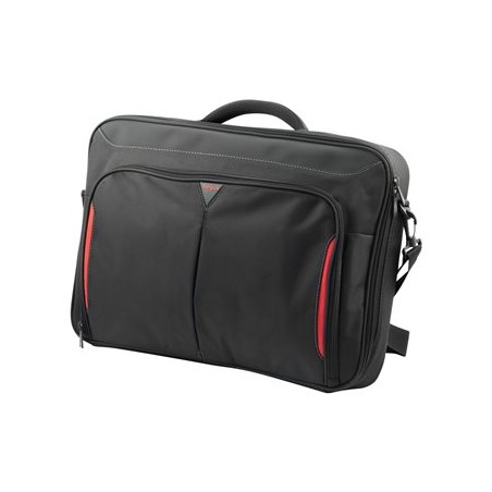 Targus Classic+ Clamshell - Brašna na notebook - 17" - 18" - černá, červená