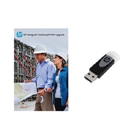 HP PostScript Upgrade Kit - ROM (jazyk popisu stránky) - Adobe PostScript úroveň 3 - 6 GB - pro DesignJet T1300 ePrinter, T2300