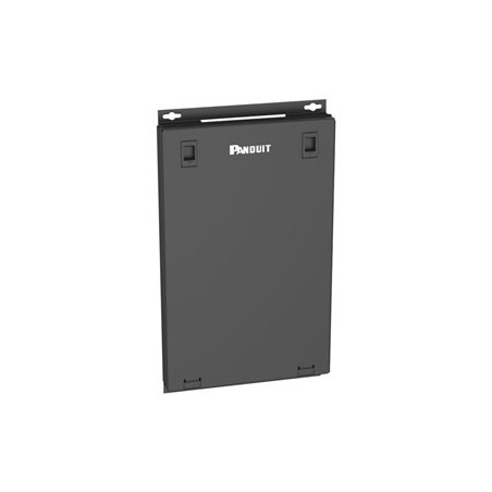 Panduit PanZone - Konsolidacní bod - box - zápustná stropní montáž, montáž na stenu, podpodlahová - cerná - 1U - 19" - 24 porty