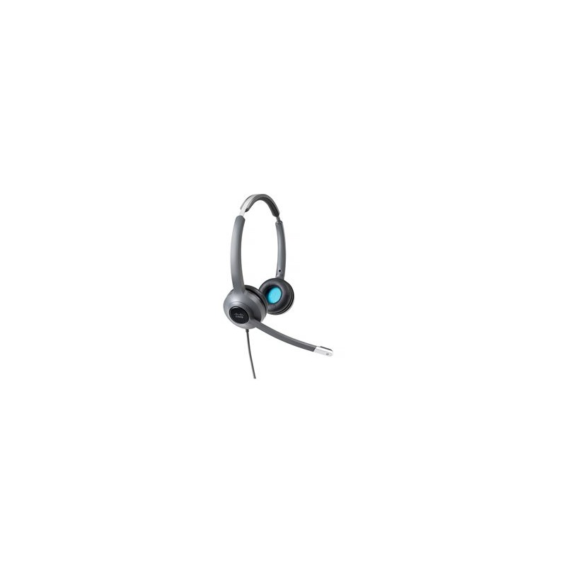 Cisco 522 Wired Dual - Náhlavní souprava - náhlavní - kabelové - 3.5 mm jack