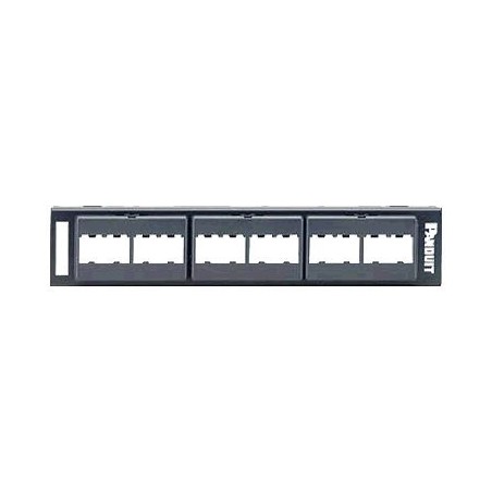 Panduit MINI-COM Modular Faceplate - Propojovací panel - 12 portů