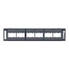 Panduit MINI-COM Modular Faceplate - Propojovací panel - 12 portů