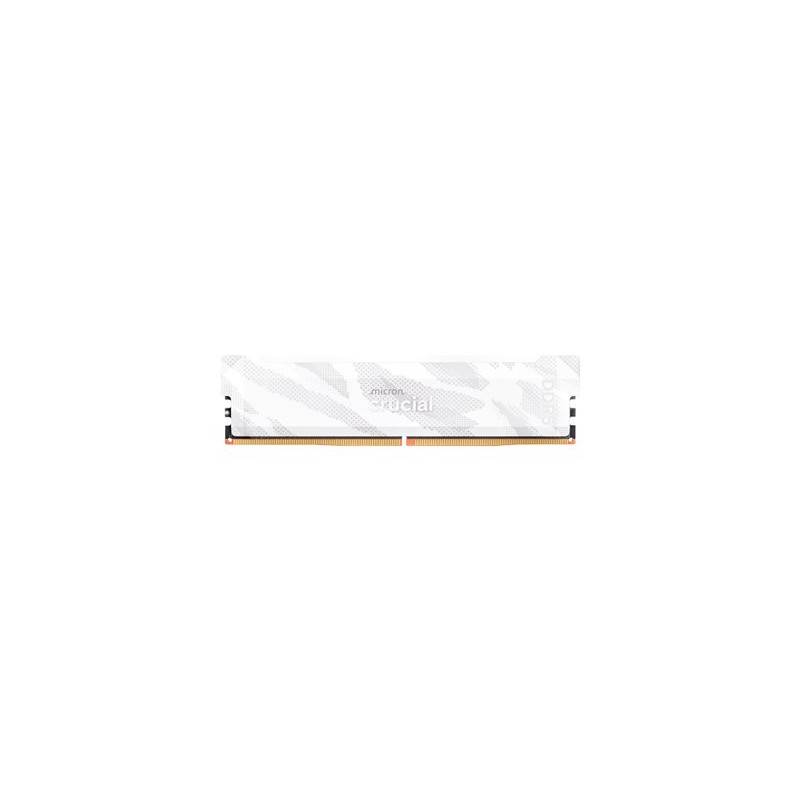 Crucial Pro OC - DDR5 - modul - 16 GB - DIMM 288-pin - 6400 MT/s / PC5-51200 - CL32 - 1.35 V - bez vyrovnávací pameti - snežná