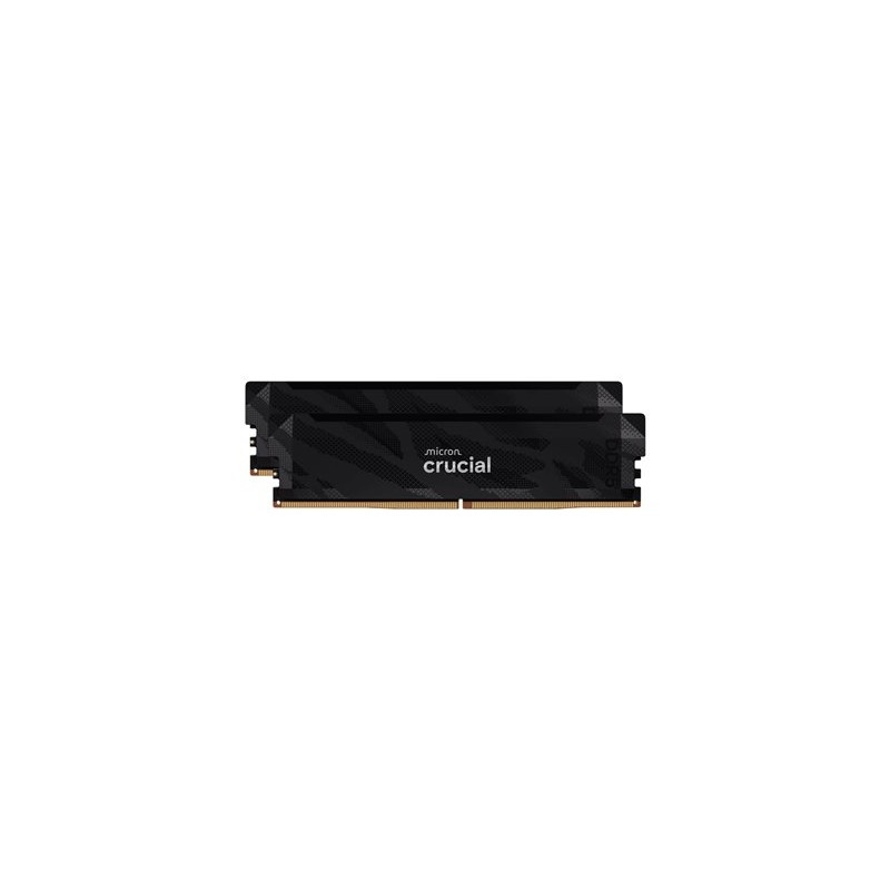 Crucial Pro OC - DDR5 - sada - 32 GB: 2 x 16 GB - DIMM 288-pin - 6400 MT/s / PC5-51200 - CL32 - 1.35 V - bez vyrovnávací pameti