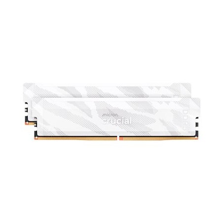 Crucial Pro OC - DDR5 - sada - 32 GB: 2 x 16 GB - DIMM 288-pin - 6400 MT/s / PC5-51200 - CL32 - 1.35 V - bez vyrovnávací pameti