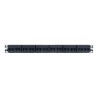 Panduit MINI-COM Coupler Patch Panel - Propojovací panel - CAT 6 - černá - 1U - 19" - 24 porty
