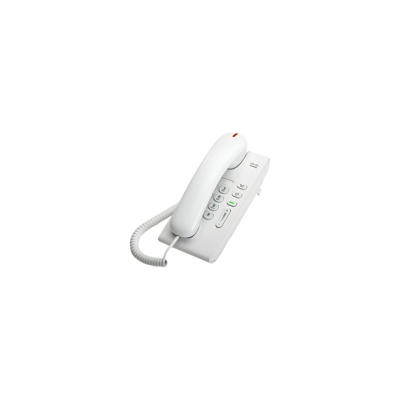 Cisco Unified IP Phone 6901 Slimline - Telefon VoIP - SCCP - arktická bílá