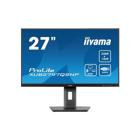 iiyama ProLite/XUB2797QSNP-B1/27"/IPS/QHD/100Hz/1ms/Black/3R