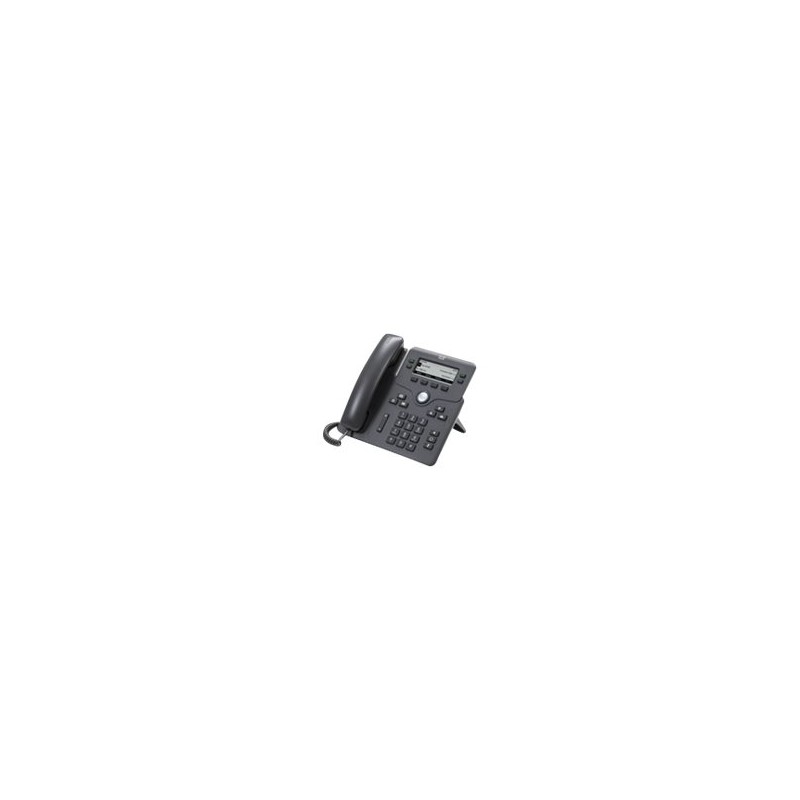 Cisco IP Phone 6871 - Telefon VoIP - IEEE 802.11n (Wi-Fi) - SIP, SRTP - 4 linky - uhel
