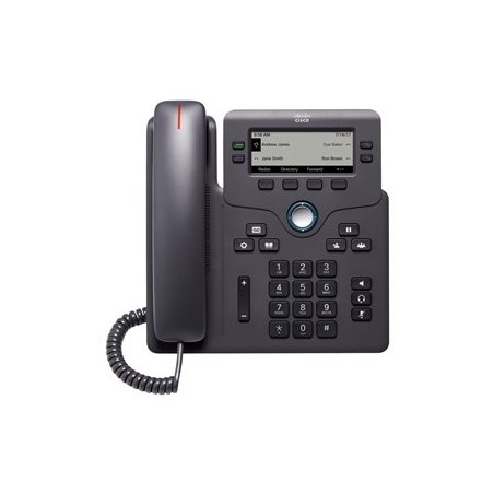 Cisco IP Phone 6841 - Telefon VoIP - SIP, SRTP - 4 linky - uhel