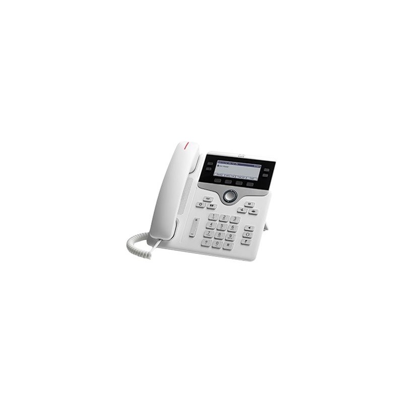 Cisco IP Phone 7841 - Telefon VoIP - SIP, SRTP - 4 linky - bílá - kompatibilní s TAA
