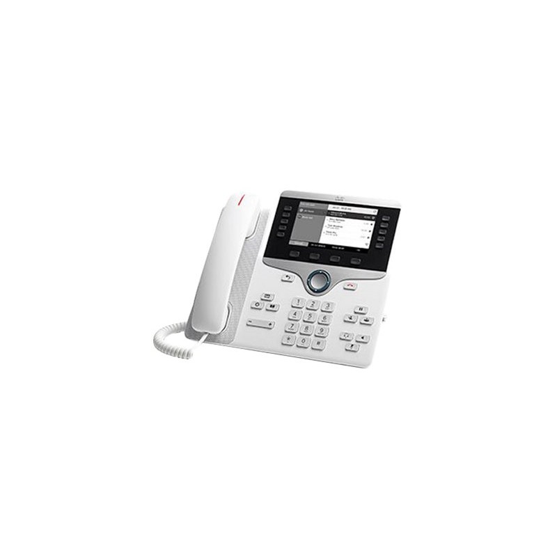 Cisco IP Phone 8811 - Telefon VoIP - SIP, RTCP, RTP, SRTP, SDP - 5 řádků - bílá