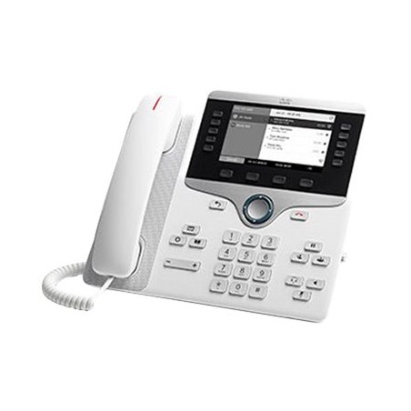 Cisco IP Phone 8811 - Telefon VoIP - SIP, RTCP, RTP, SRTP, SDP - 5 řádků - bílá