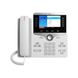 Cisco IP Phone 8861 - Telefon VoIP - IEEE 802.11a/b/g/n/ac (Wi-Fi) - SIP, RTCP, RTP, SRTP, SDP - bílá
