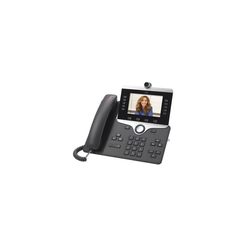 Cisco IP Phone 8865 - IP video telefon - s digitální fotoaparát, rozhraní Bluetooth - IEEE 802.11a/b/g/n/ac (Wi-Fi) - SIP, SDP