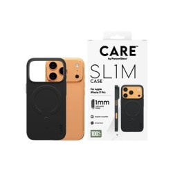 CARE by PanzerGlass SL1M - Zadní kryt pro mobilní telefon - kompatibilita s MagSafe - polykarbonát (PC) - cerná - pro A… CR31019