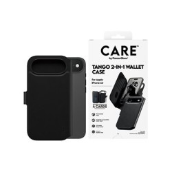 CARE by PanzerGlass Tango - Pouzdro s klopou pro mobilní telefon - dvou-v-jednom - kompatibilita s MagSafe - veganská kuže