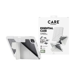 CARE by PanzerGlass - Pouzdro s klopou pro tablet - termoplastický polyuretan (TPU), polykarbonát, umelá kuže - šedá - pro