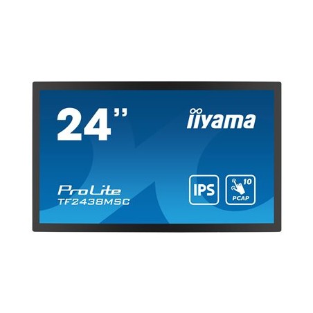 24" iiyama TF2438MSC-B1: PCAP,IPS,FHD,HDMI,DP