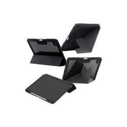CARE by PanzerGlass - Pouzdro s klopou pro tablet - termoplastický polyuretan (TPU), polykarbonát, umelá kuže - cerná - pro