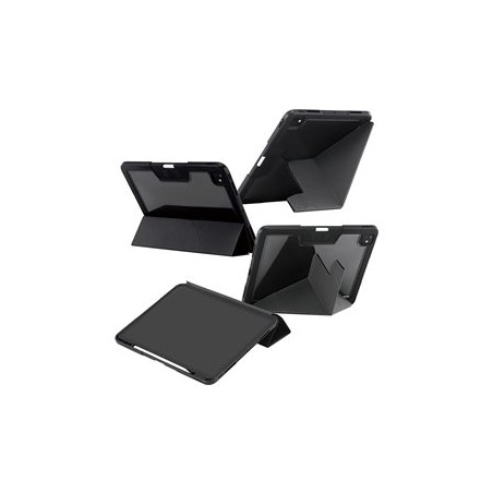 CARE by PanzerGlass - Pouzdro s klopou pro tablet - termoplastický polyuretan (TPU), polykarbonát, umelá kuže - cerná - pro