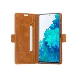 dbramante1928 Copenhagen Slim - Pouzdro s klopou pro mobilní telefon - kůže full-grain - bronz - pro Samsung Galaxy S21 FE 5G