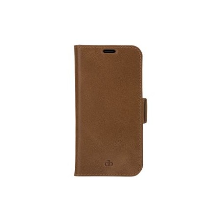 dbramante1928 Copenhagen Slim - Pouzdro s klopou pro mobilní telefon - kůže full-grain - bronz - pro Apple iPhone 13