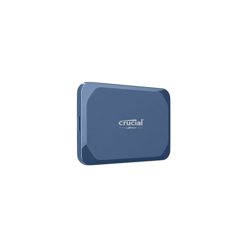Crucial X10 - SSD - šifrovaný - 2 TB - externí (prenosný) - USB 3.2 Gen 2x2 (USB-C konektor) - AES 256 bitu - matná modr