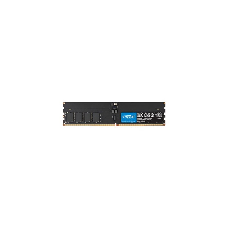 Crucial - DDR5 - modul - 32 GB - DIMM 288-pin - 3200 MHz / PC5-51200 - CL52 - 1.1 V - hodinový nepredzpracovaný - on-die ECC