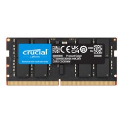 Crucial - DDR5 - modul - 32 GB - SO-DIMM 262 pinu - 3200 MHz / PC5-51200 - CL52 - 1.1 V - nastaveno na taktování - on-die ECC
