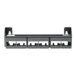 Panduit - Propojovací panel - černá - 12 portů