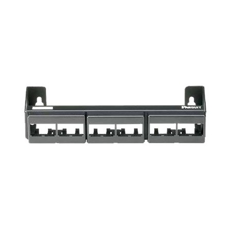 Panduit - Propojovací panel - černá - 12 portů