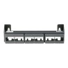 Panduit - Propojovací panel - černá - 12 portů