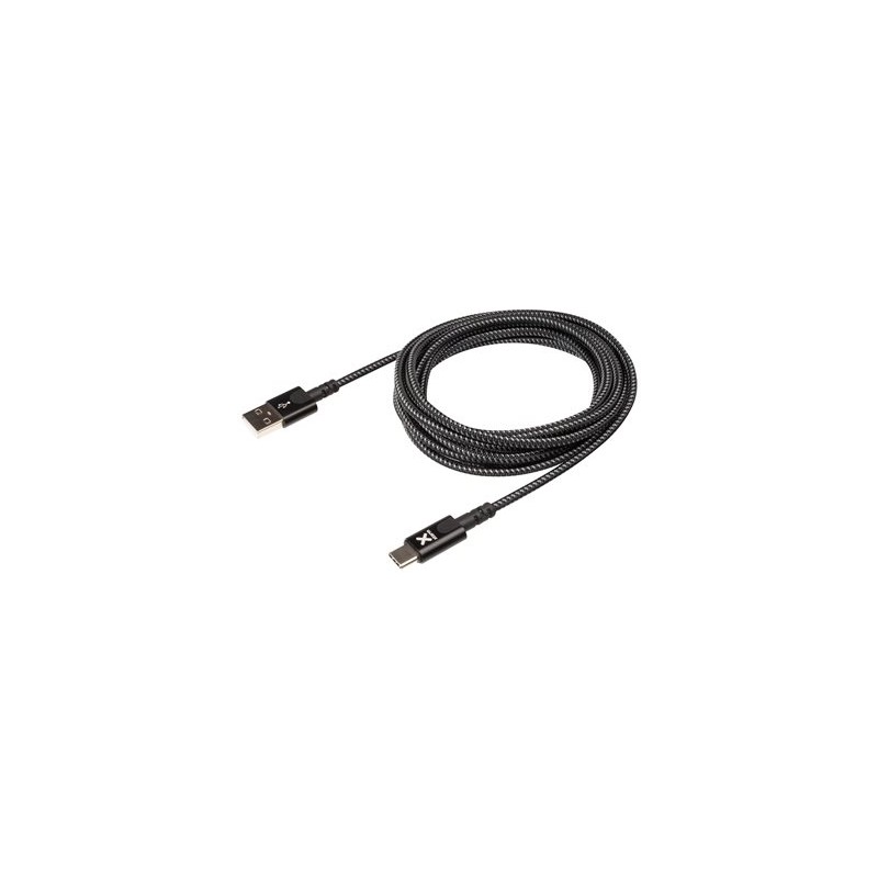 xtorm - USB kabel - 24 pin USB-C (M) do USB (M) - USB 2.0 - 20 V - 3 A - 3 m - bílá