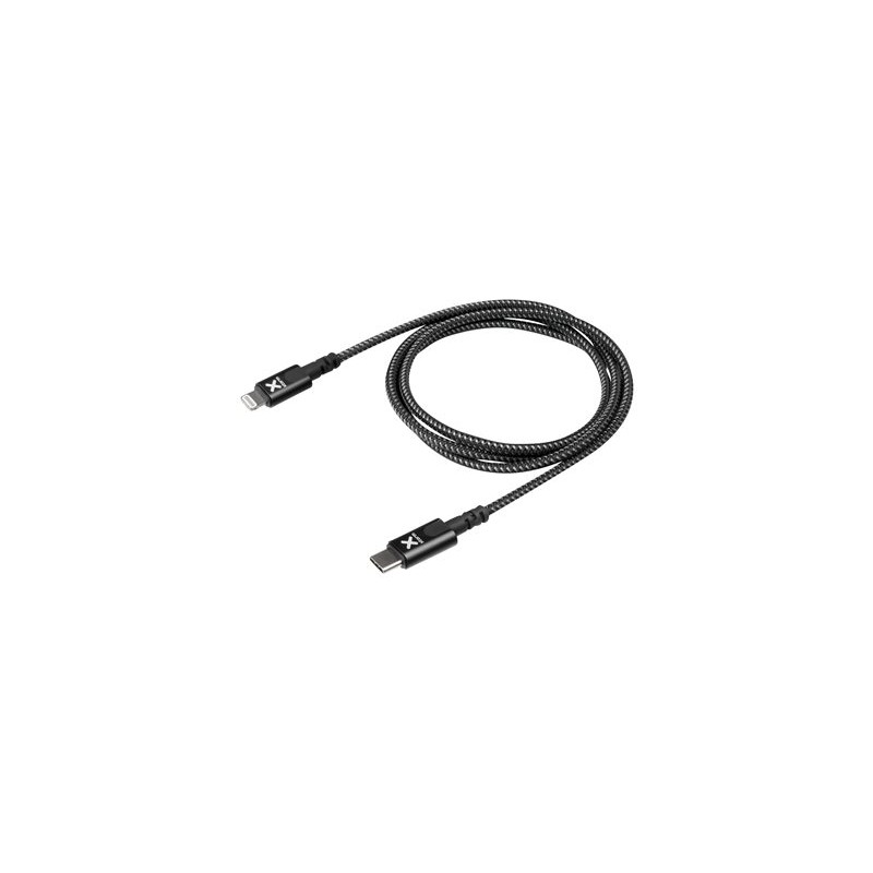 xtorm CX2031 - Kabel Lightning - 24 pin USB-C s piny (male) do Lightning s piny (male) - 1 m - černá